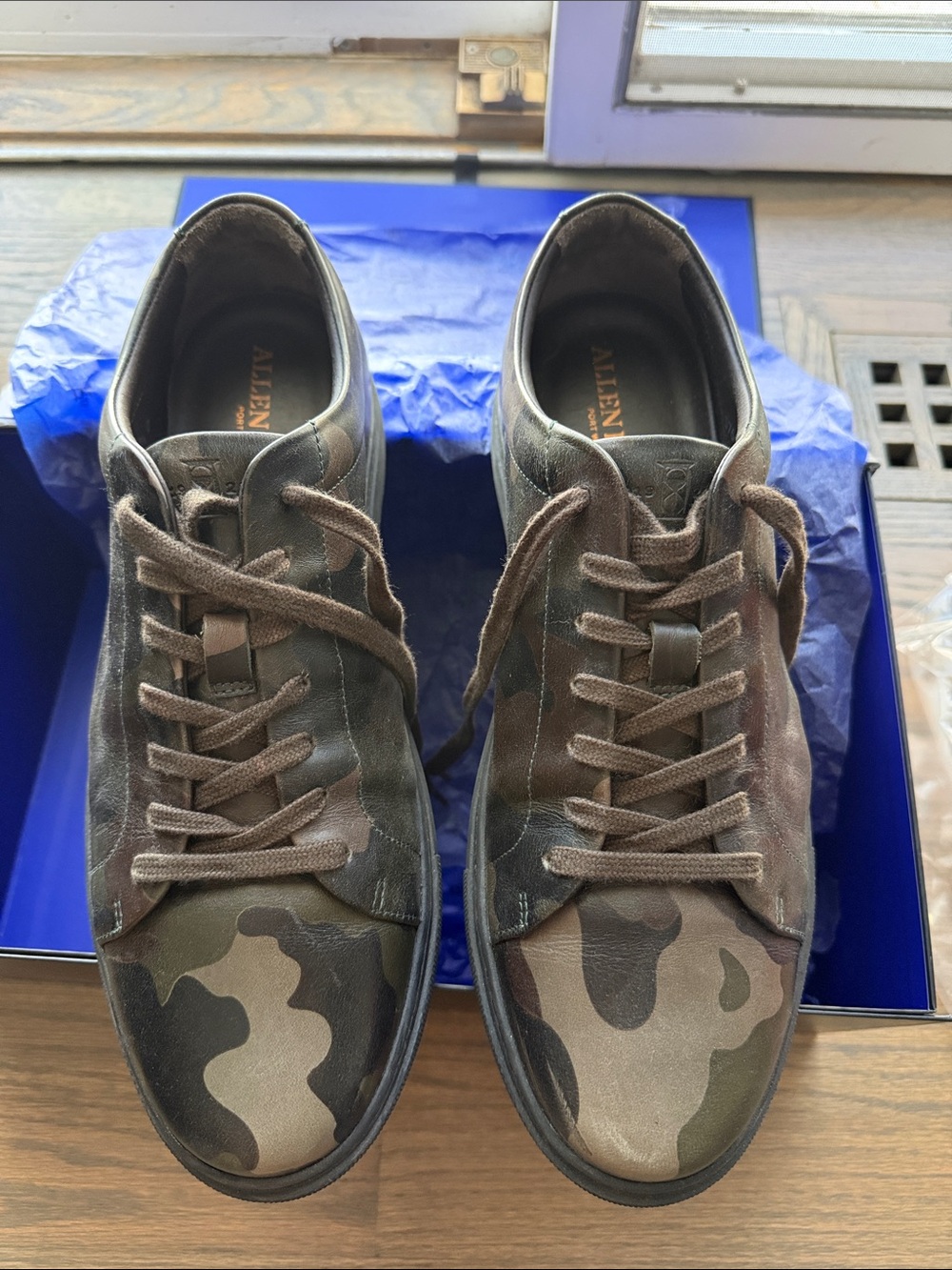 Allen Edmonds Canal Court Camouflage Leather